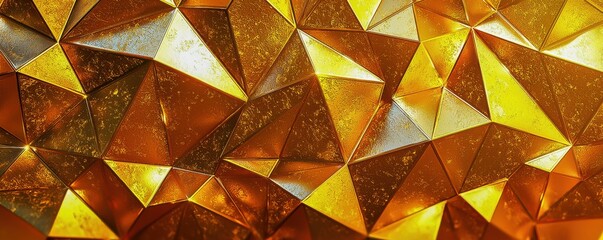 Vibrant Gold Harlequin Geometric Vector Pattern with Seams & Seamless Diamond Texture, Perfect for Mardi Gras or Venetian Carnival Design, Background, or Tile Swatches.