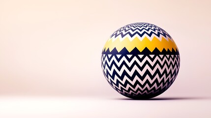 Abstract Sphere for Geometric Pattern, Pastel Background.