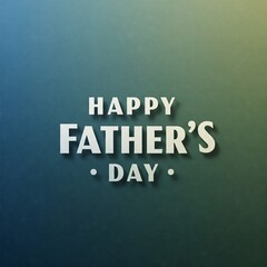 Obraz premium tarjeta de felicitación del del día del padre, con el texto feliz día del padre.