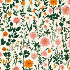 Beautiful Floral Pattern for Spring