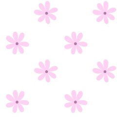 Seamless pattern with flowers