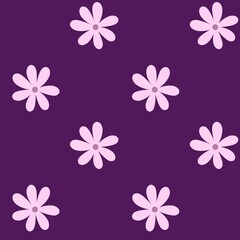 Seamless pattern with flowers