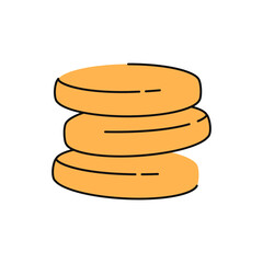 Business Financial Investing Doodle Illustration