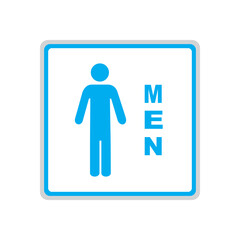 Men Toilet Signage Vector illustration work 08