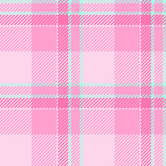 Sweet pastel pink and mint green plaid pattern.  Perfect for textile design, wrapping paper, or feminine branding.  This cheerful, seamless texture evokes feelings of joy and tranquility.