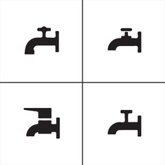 faucet vectors design set