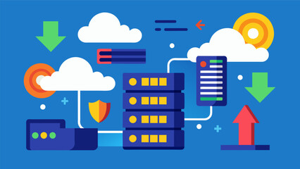 Incorporating automated backup systems to ensure consistent and regular backups of historical data reducing the risk of data loss due to human error.. Vector illustration