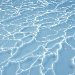 Abstract Patterns of Light Reflecting on Water Surface