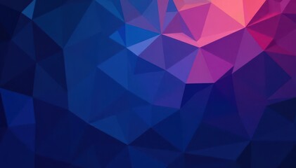 Obraz premium Luxury dark blue polygonal mosaic Abstract geometric background , geometric, sophisticated