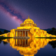 Obraz premium Model of the Capital Building