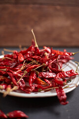 Fototapeta premium Dried chilli peppers