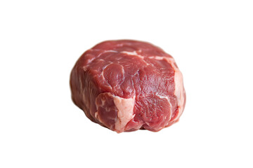 Fototapeta premium A high-quality, fresh beef cut displayed against a clean background, perfect for culinary use. Ideal for grilling, roasting, or stewing in various recipes.