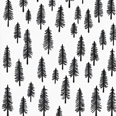 Obraz premium pattern casual forest minimslism 