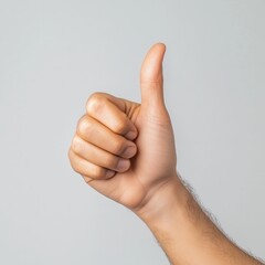 Human Hand Forming OK Gesture Indoor Setting Close-Up Shot Positive Vibe Minimalist Background