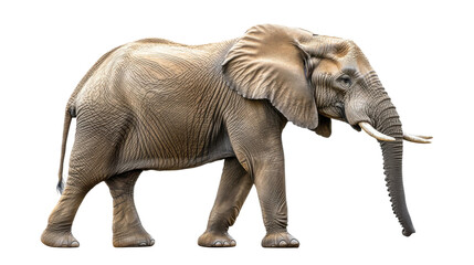 Fototapeta premium Majestic elephant walking in nature wildlife photography outdoor scene