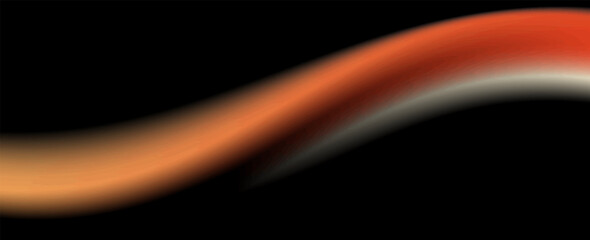 Dark abstract background with glowing wave. Shiny moving lines design element. Modern purple blue gradient flowing wave lines. Futuristic technology concept. Vector