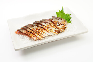 炙り鯖の刺身