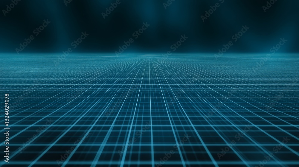 Poster blue grid background modern and versatile checkered pattern for digital designs