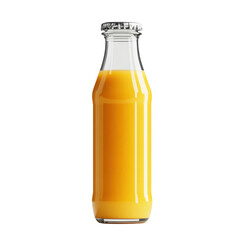 Product photography refreshing juice bottle on kitchen table