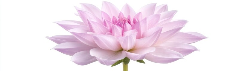 Fototapeta premium Vibrant pink flower isolated on white stunning closeup for natural beauty and floral design