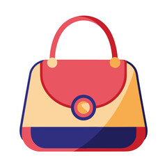 women colorful bag vector image on white background