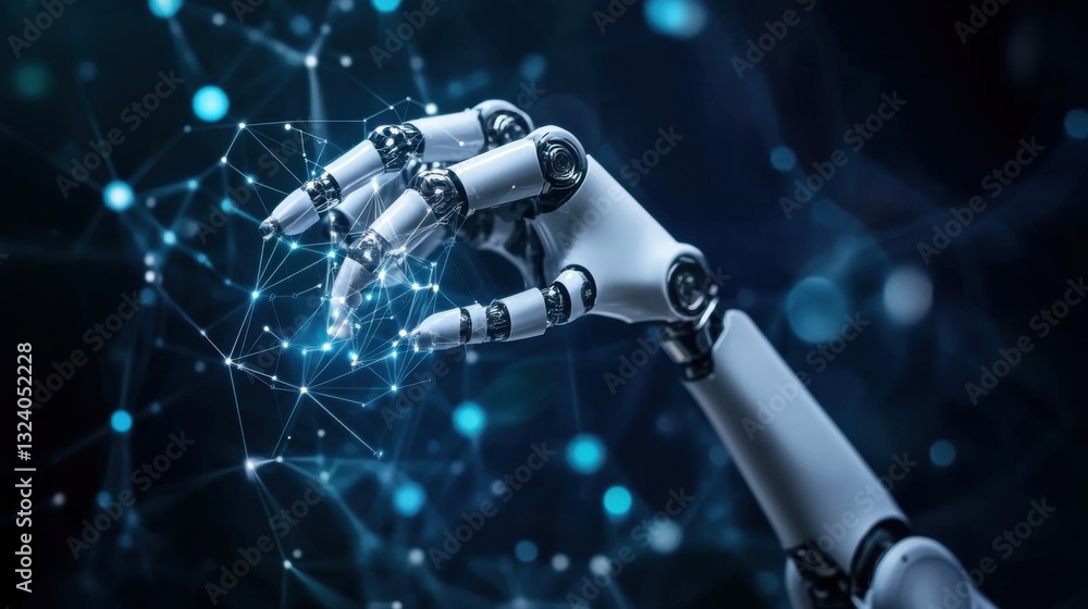 Poster robotics in logistics is optimizing supply chain operations.