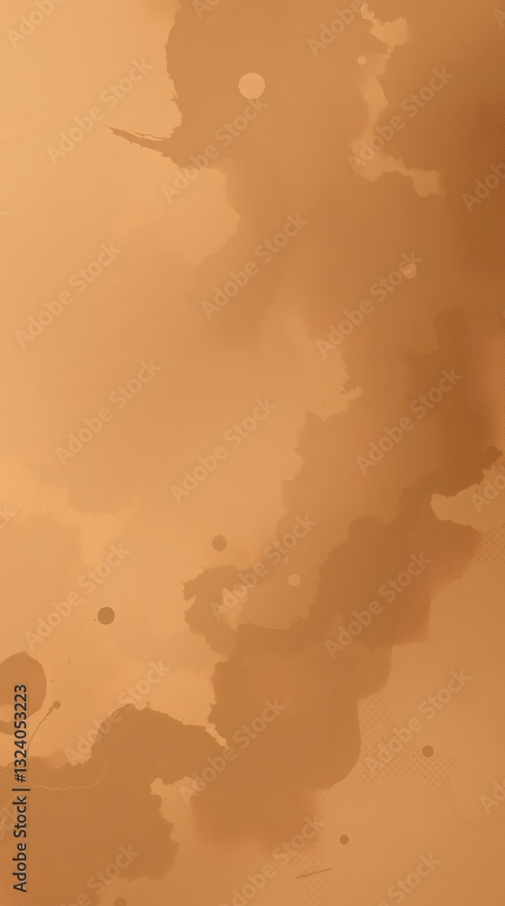 Aufkleber abstract image with earth tone textures and brushstrokes that create a pattern on a flat surface