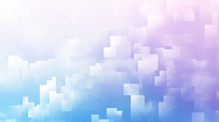 Abstract Pixelated Dreamscape: A Serene Digital Canvas