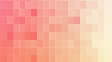 Abstract Pixelated Peach and Cream Color Gradient Background