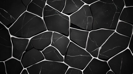 Dark Gray and Black Stone Wall Texture Background