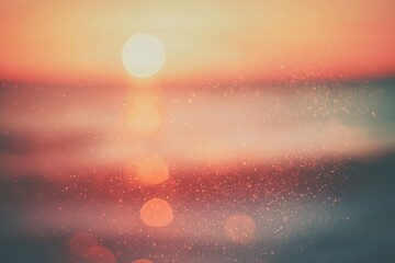 Sunset Glow: A Serene Beachscape at Dusk