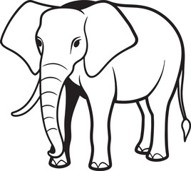 Elephant in the Wild - High-Quality Stock Image