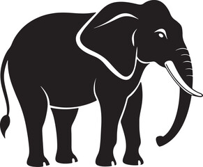 Fototapeta premium Elephant in the Wild - High-Quality Stock Image