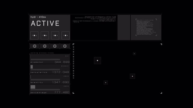 Digital Video Interface with transparent background 