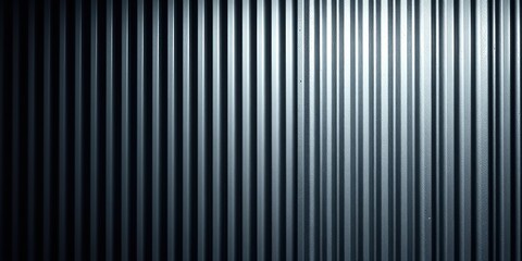 Industrial Corrugated Metal Sheet Detail