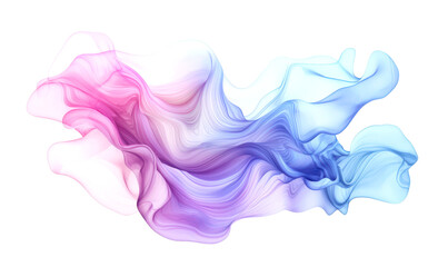 Fototapeta premium Organic Abstract Blobs in Soft Pastel Watercolor Style Design Isolate on Transparent Background, cutout, png