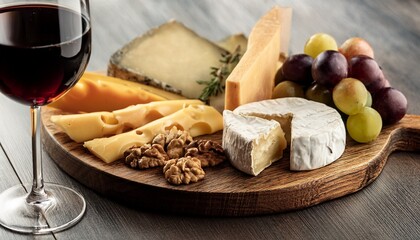 たくさんのチーズとワイン