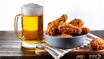 夏は唐揚げとビール