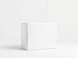 Modern Minimalist White Mailer Box Mockup for Branding