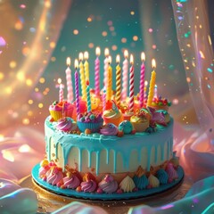 pastel de cumpleaños