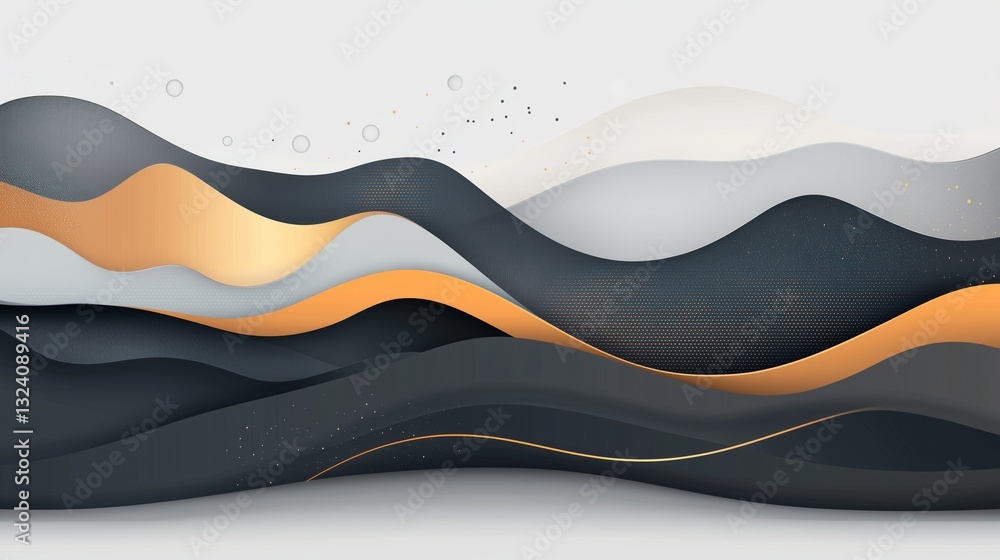 Poster a sophisticated abstract eid background with a monochromatic design, featuring layers of translucent