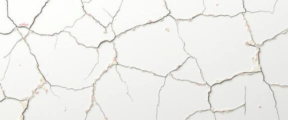 Obraz premium Peeling paint on the wall. Textured panorama for background and design.