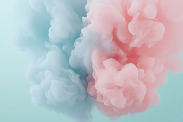 Fototapeta premium Pastel Cloud Collision