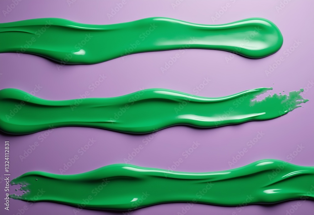 Poster add a fun touch to your projects with dripping slime: a seamless pattern in purple and green with gr