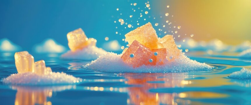 Oral rehydration salts consist of a blend of electrolytes and carbohydrates in the form of sugar that is dissolved in water.