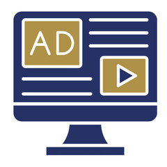 Digital Ads  Icon Element For Design	