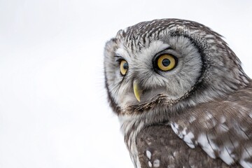 Obraz premium owl on a white background