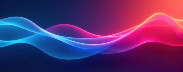 Naklejka premium Intersecting curved lines; dynamic composition , movement, concept