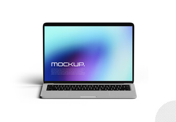 Laptop Screen Device Mockup Front View