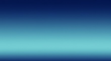 Obraz premium Serene Blue Gradient Background Softly Transitions from Deep to Light Hues. AI Generated